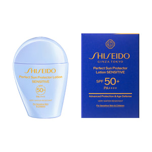 SHISEIDO サンケア パーフエクト サン プロテクター ローション センシティブ 商品画像（正面）