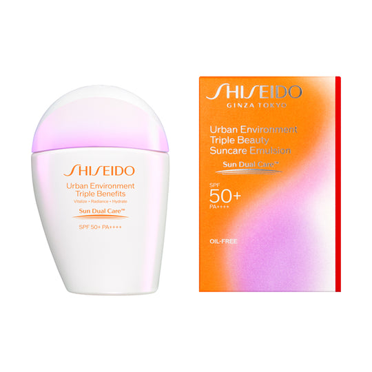 SHISEIDO サンケア アーバン トリプル ビューティ サンケア エマルジョン 商品画像（正面）